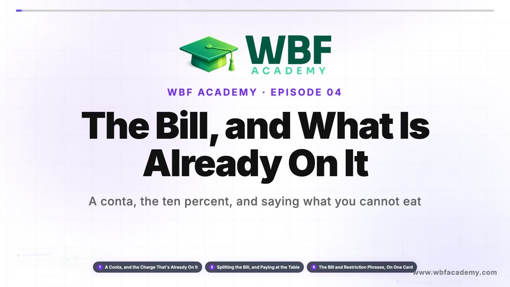 The Bill, and What Is Already On It