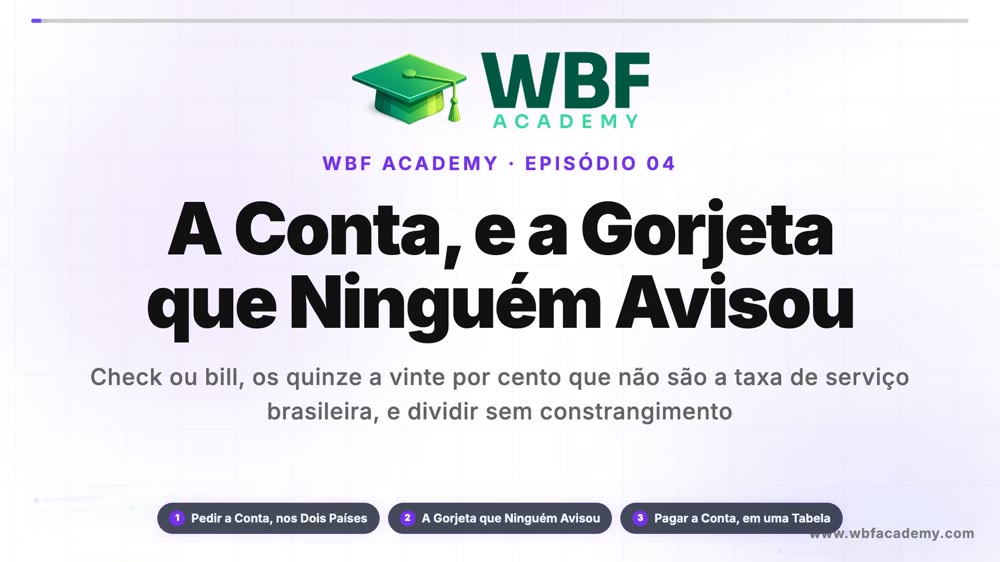 A Conta, e a Gorjeta que Ninguém Avisou