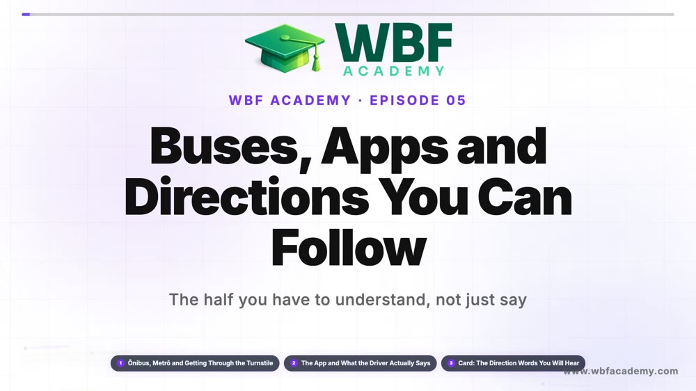 Buses, Apps and Directions You Can Follow