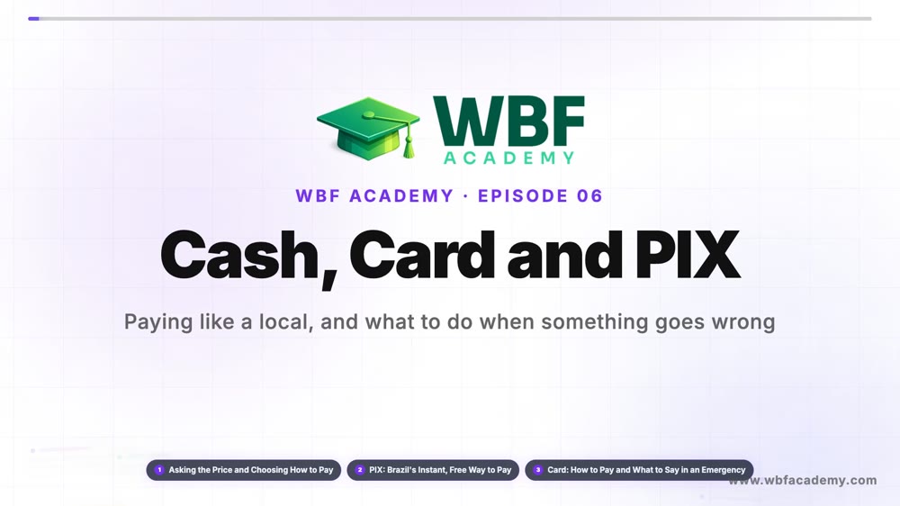 Cash, Card and PIX