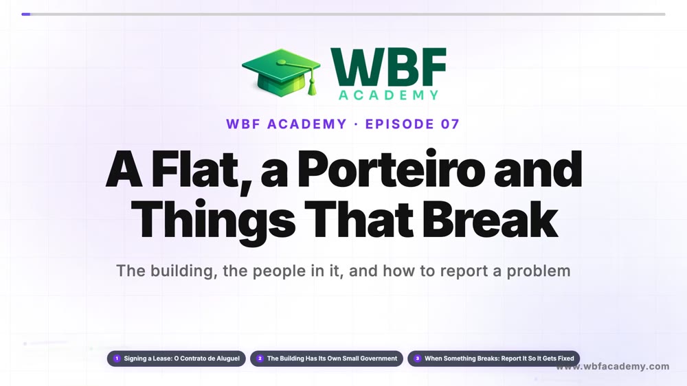 A Flat, a Porteiro and Things That Break