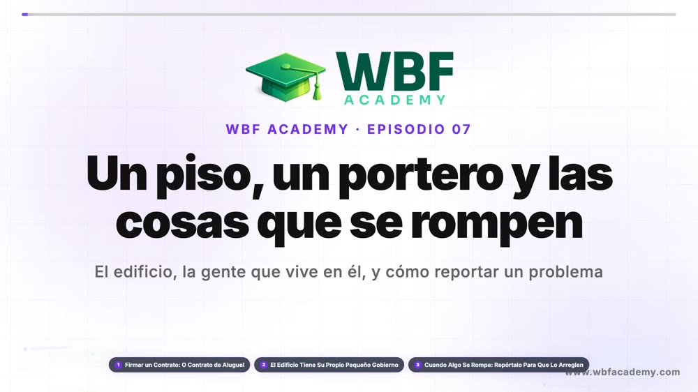 Un piso, un portero y las cosas que se rompen