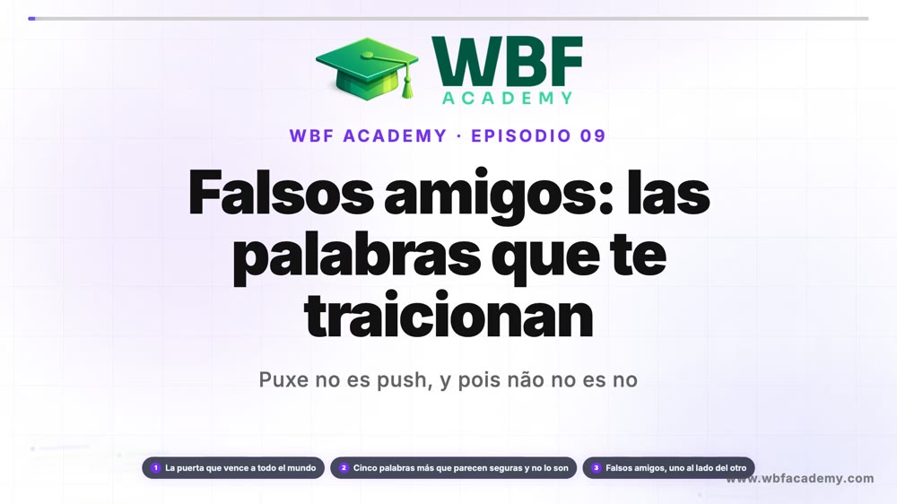 Falsos amigos: las palabras que te traicionan