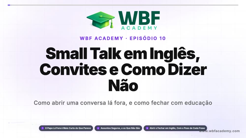 Small Talk em Inglês, Convites e Como Dizer Não