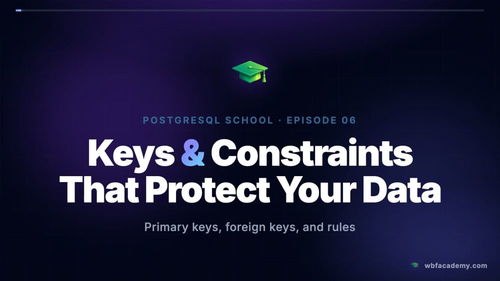 Keys & Constraints That Protect Your Data