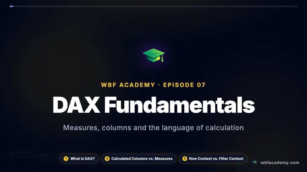 DAX Fundamentals