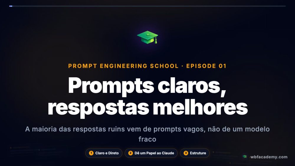 Prompts claros, respostas melhores