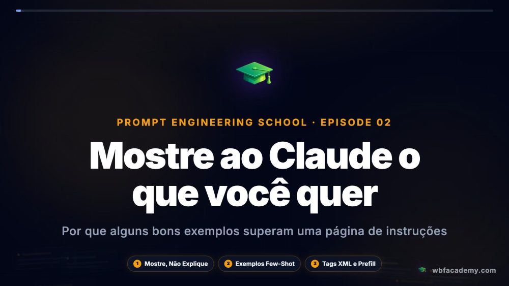 Mostre ao Claude o que você quer