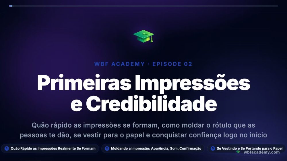 Primeiras Impressões e Credibilidade