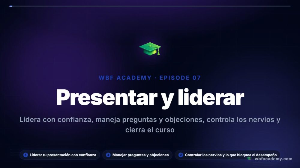 Presentar y liderar
