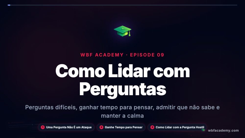 Como Lidar com Perguntas