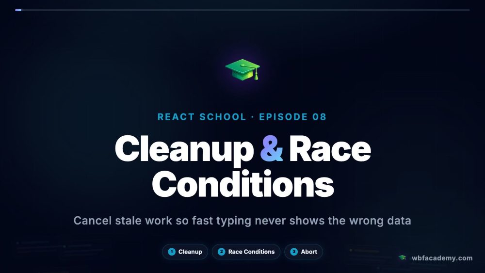 Cleanup & Race Conditions