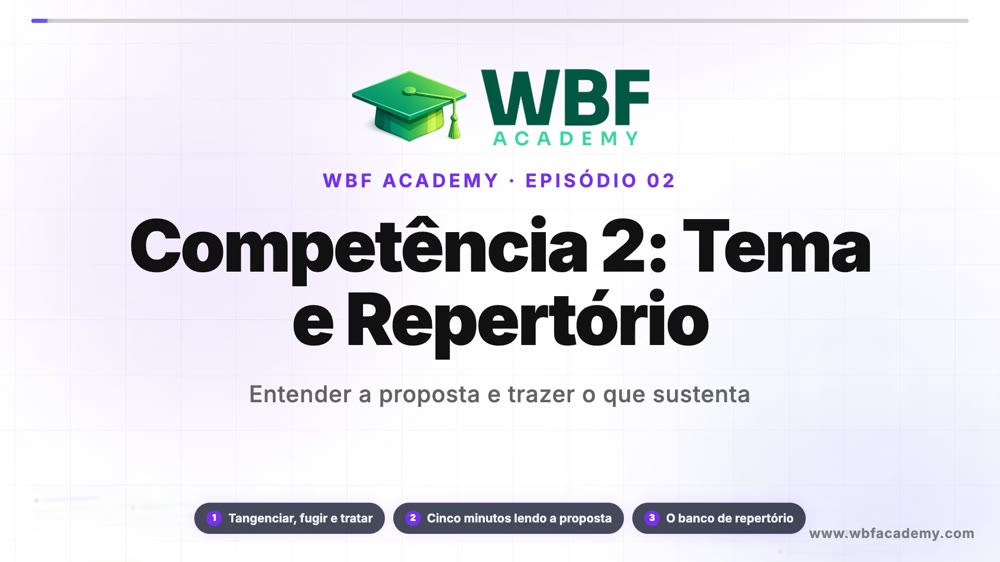 Competência 2: Tema e Repertório