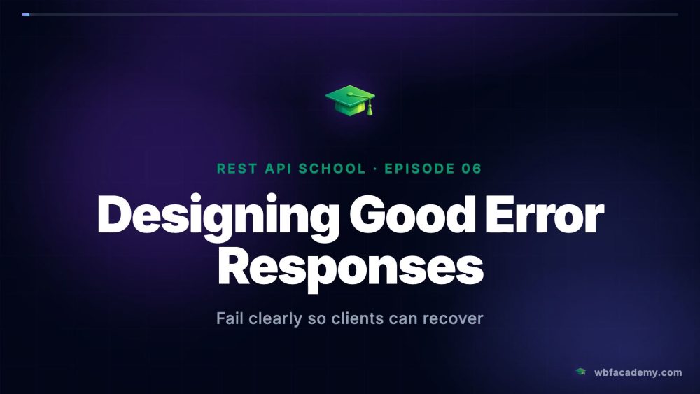Designing Good Error Responses
