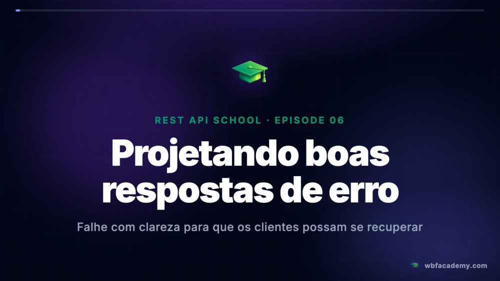 Projetando boas respostas de erro