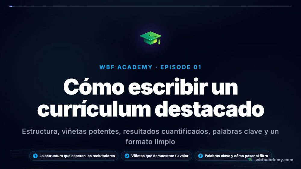 Cómo escribir un currículum destacado