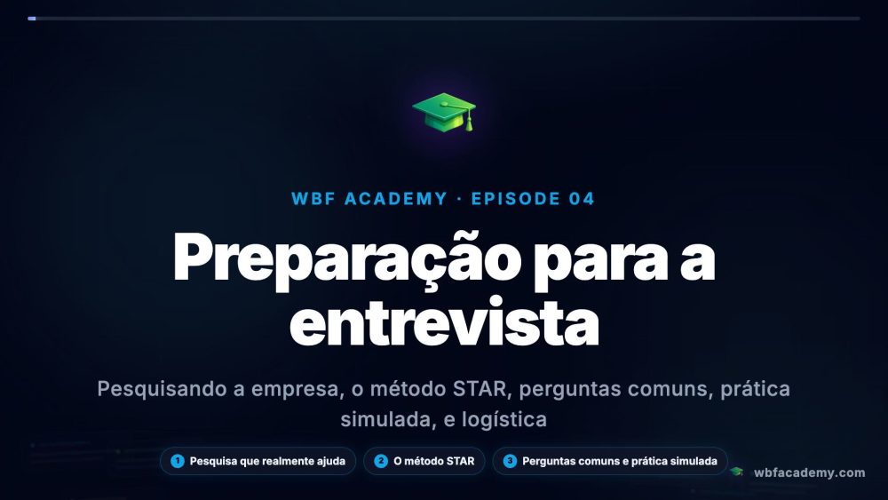 Preparação para a entrevista