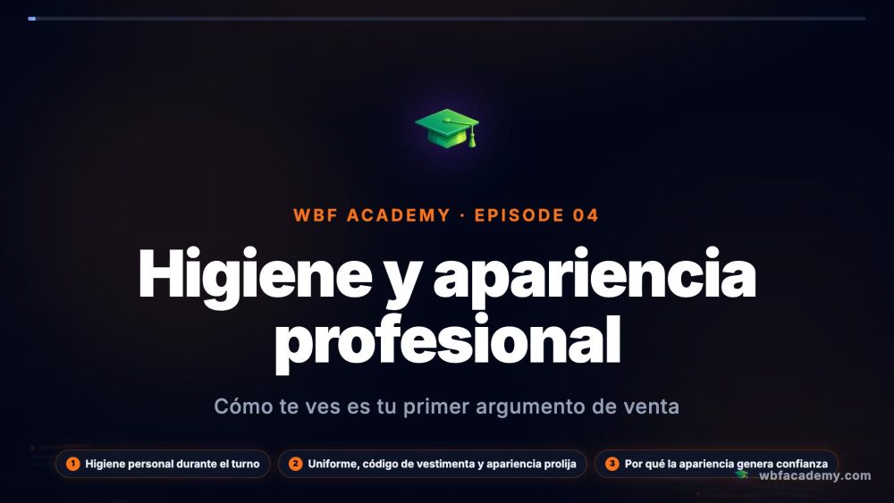 Higiene y apariencia profesional