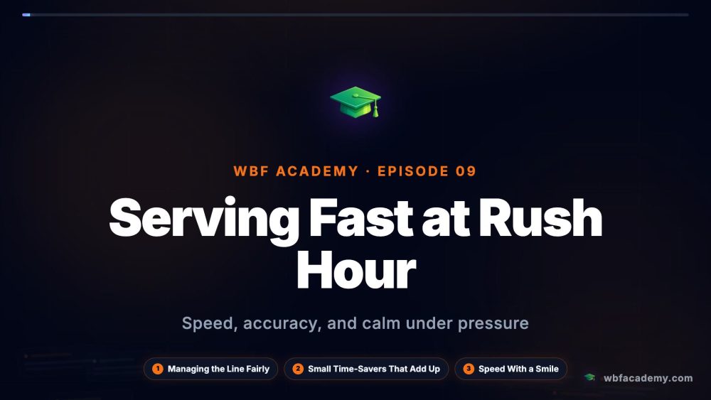 Serving Fast at Rush Hour