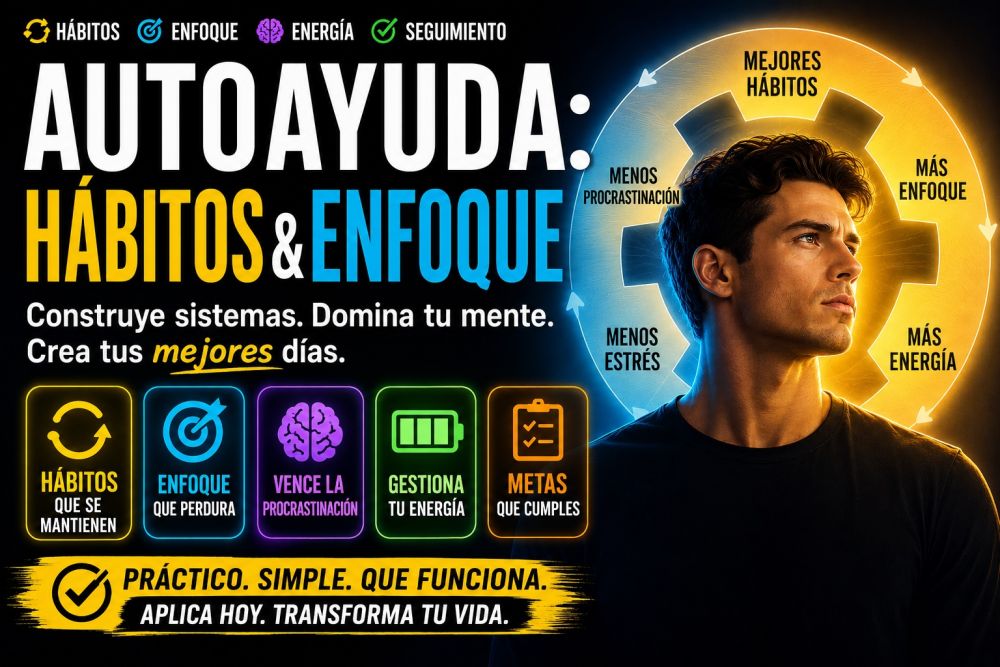 Autoayuda: Hábitos y Enfoque