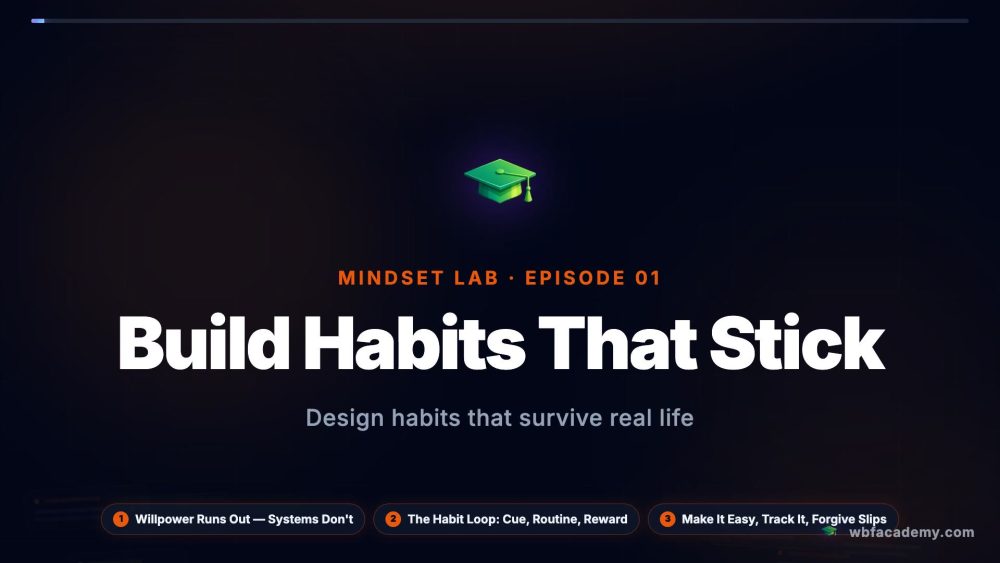 Build Habits That Stick