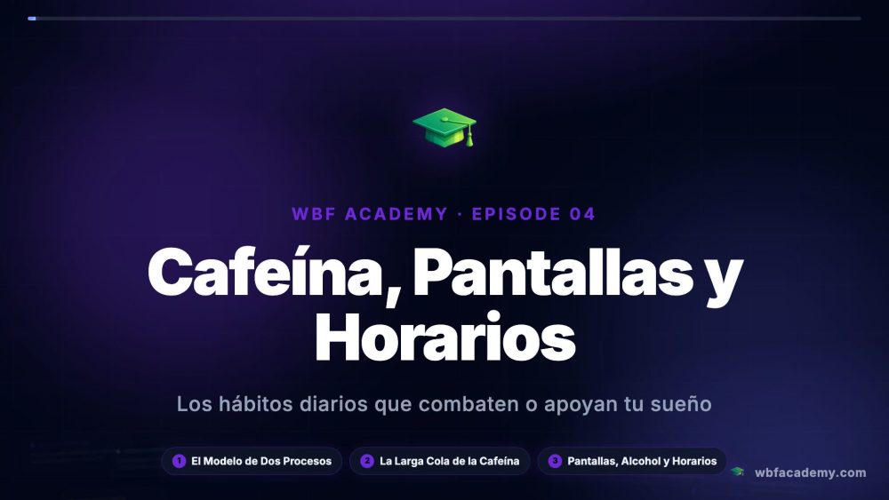 Cafeína, Pantallas y Horarios