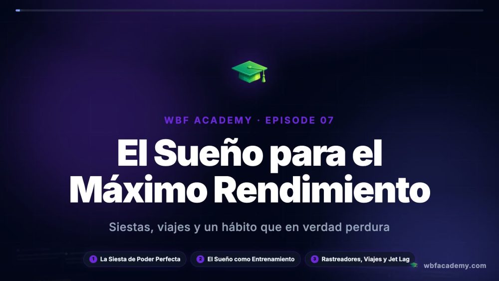 El Sueño para el Máximo Rendimiento