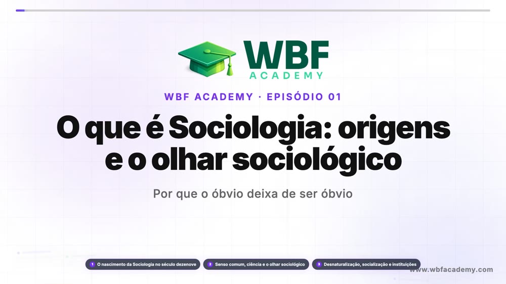 O que é Sociologia: origens e o olhar sociológico