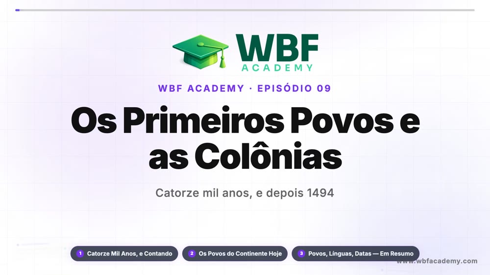 Os Primeiros Povos e as Colônias