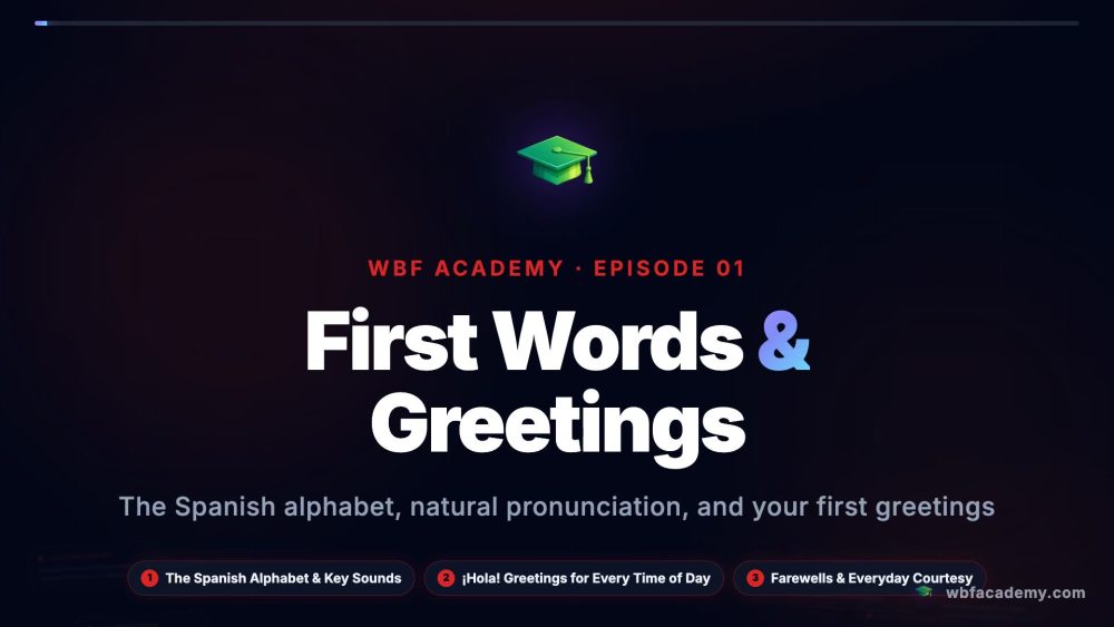 First Words & Greetings