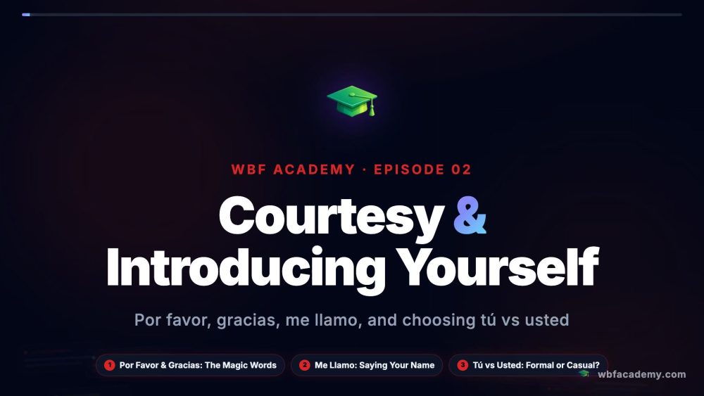 Courtesy & Introducing Yourself