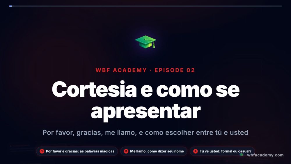 Cortesia e como se apresentar