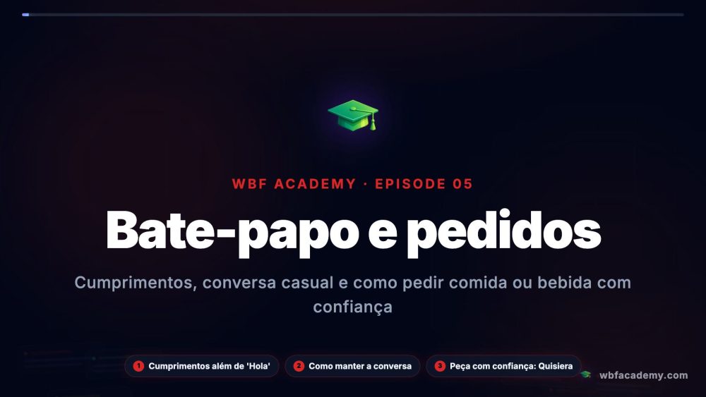 Bate-papo e pedidos