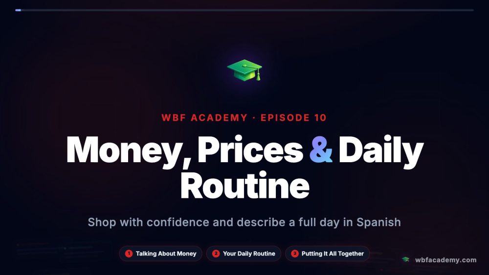 Money, Prices & Daily Routine