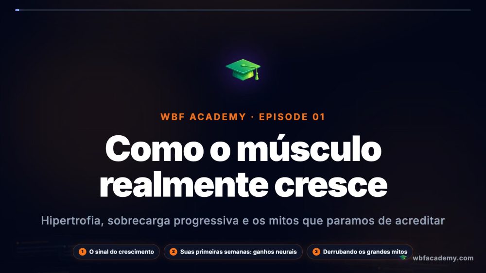 Como o músculo realmente cresce