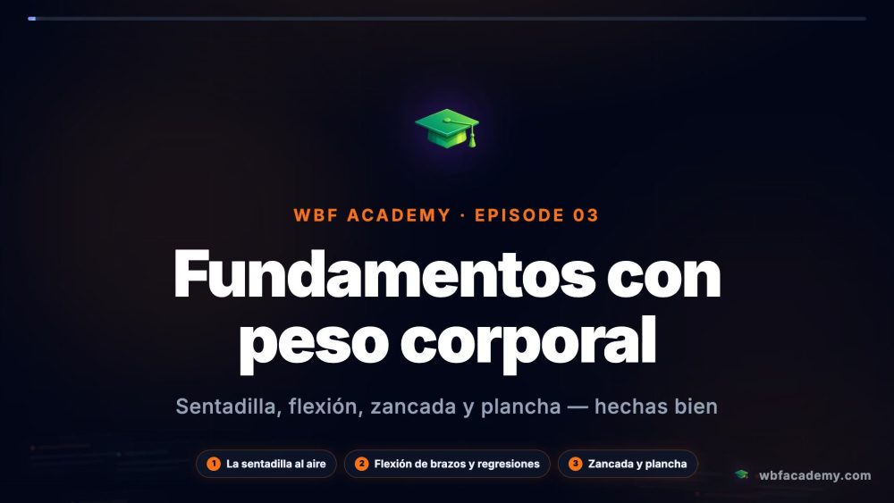 Fundamentos con peso corporal