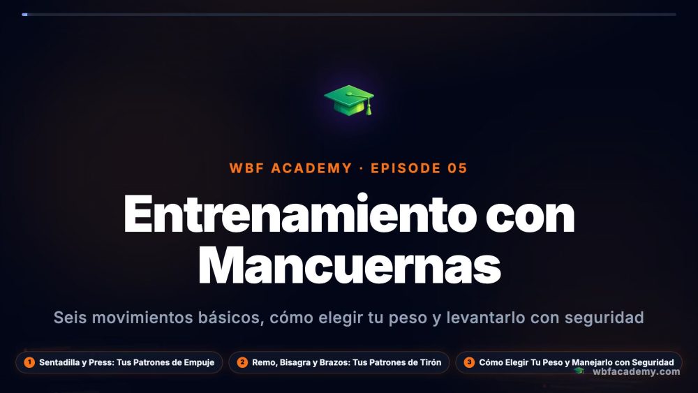Entrenamiento con Mancuernas