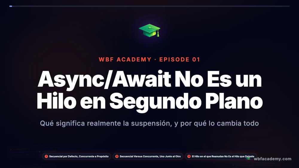 Async/Await No Es un Hilo en Segundo Plano