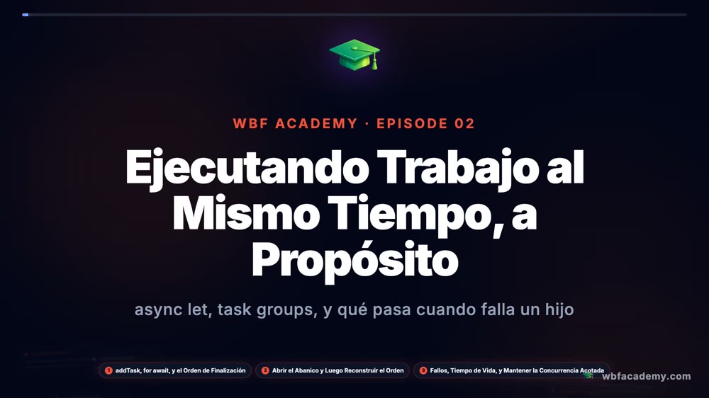 Ejecutando Trabajo al Mismo Tiempo, a Propósito