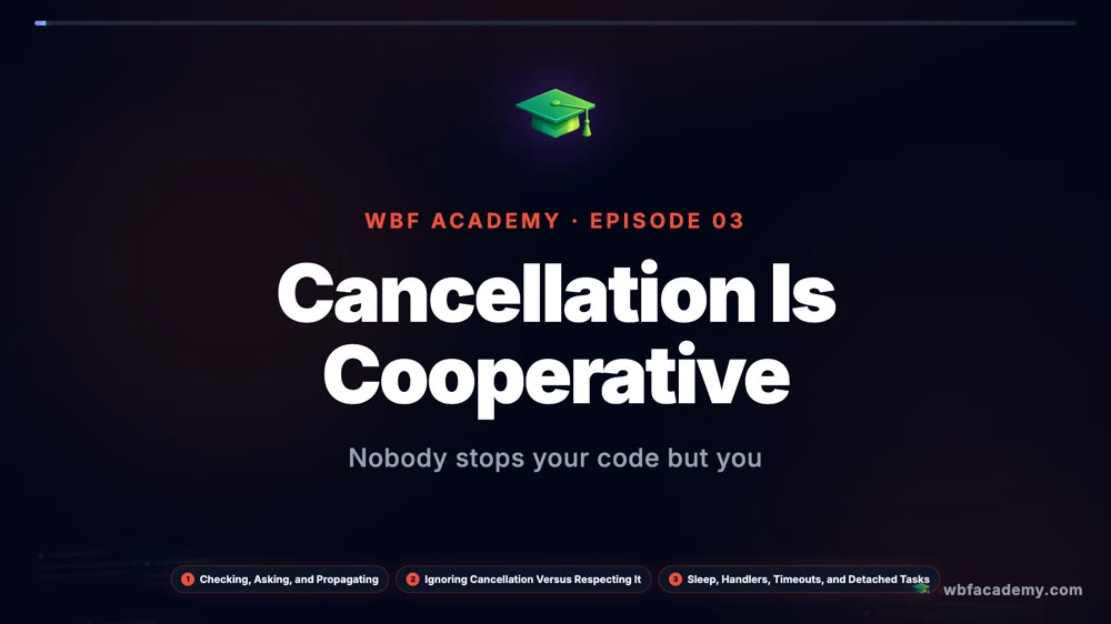 Cancellation Is Cooperative