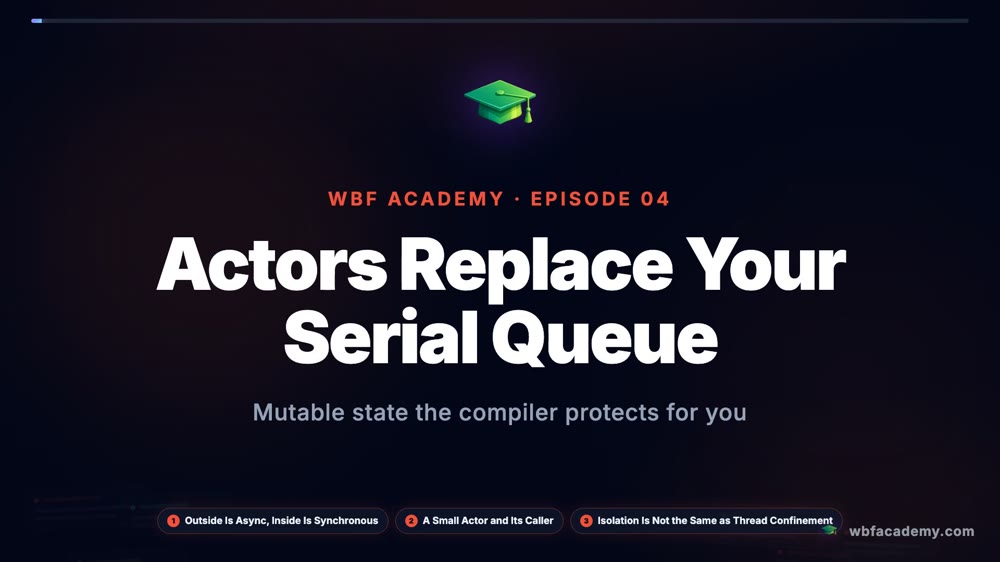Actors Replace Your Serial Queue