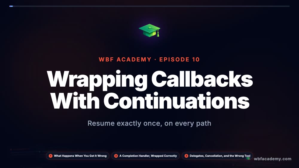 Wrapping Callbacks With Continuations
