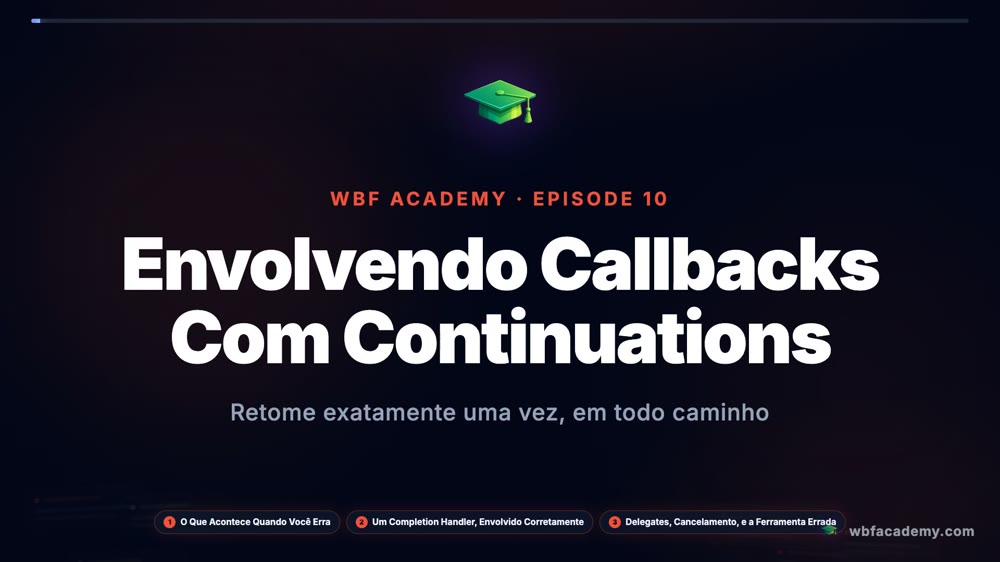 Envolvendo Callbacks Com Continuations