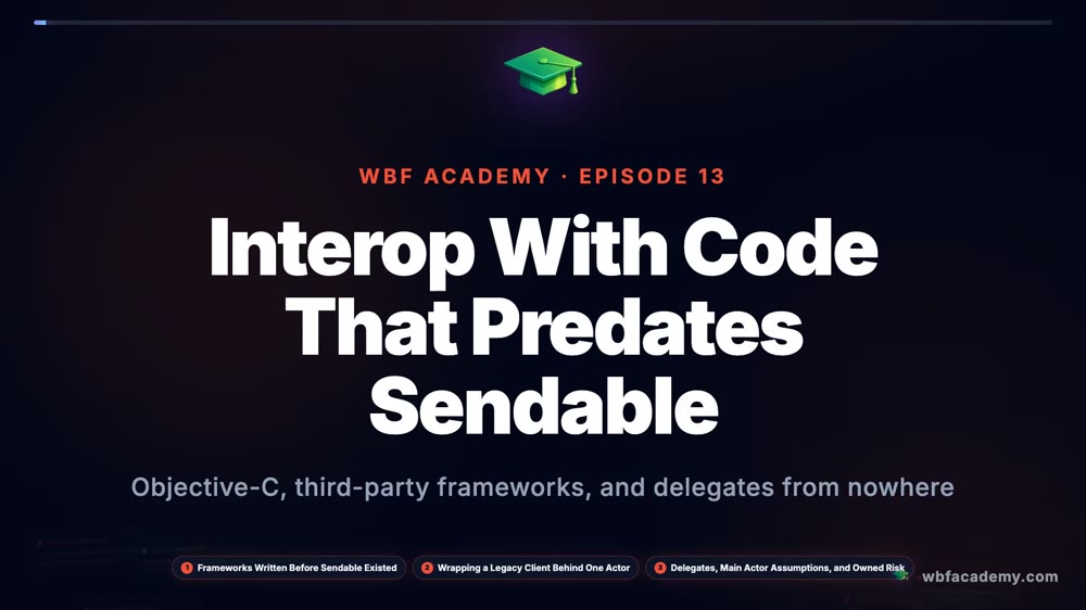 Interop With Code That Predates Sendable