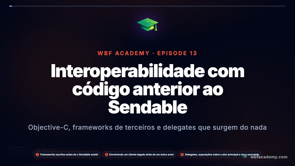 Interoperabilidade com código anterior ao Sendable