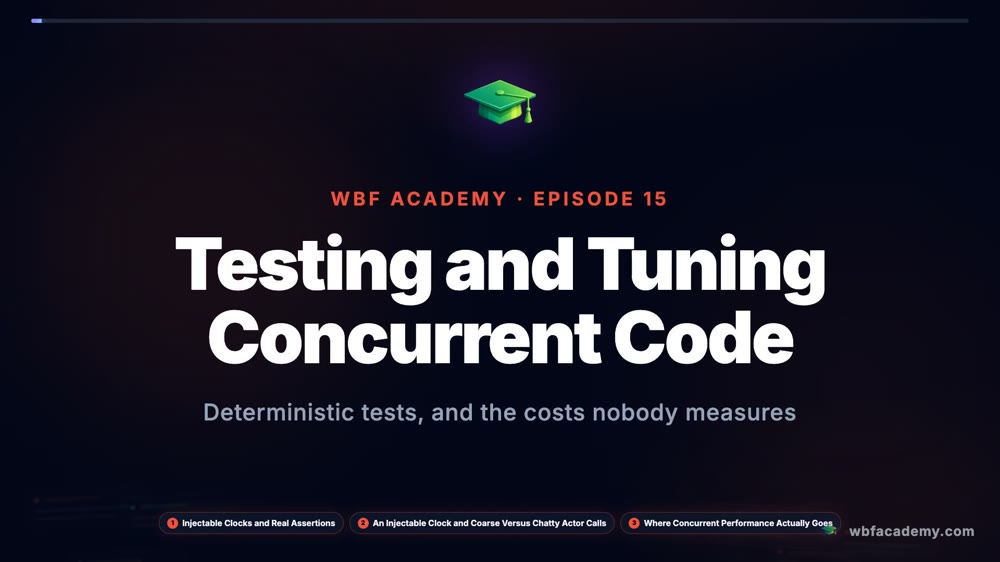 Testing and Tuning Concurrent Code