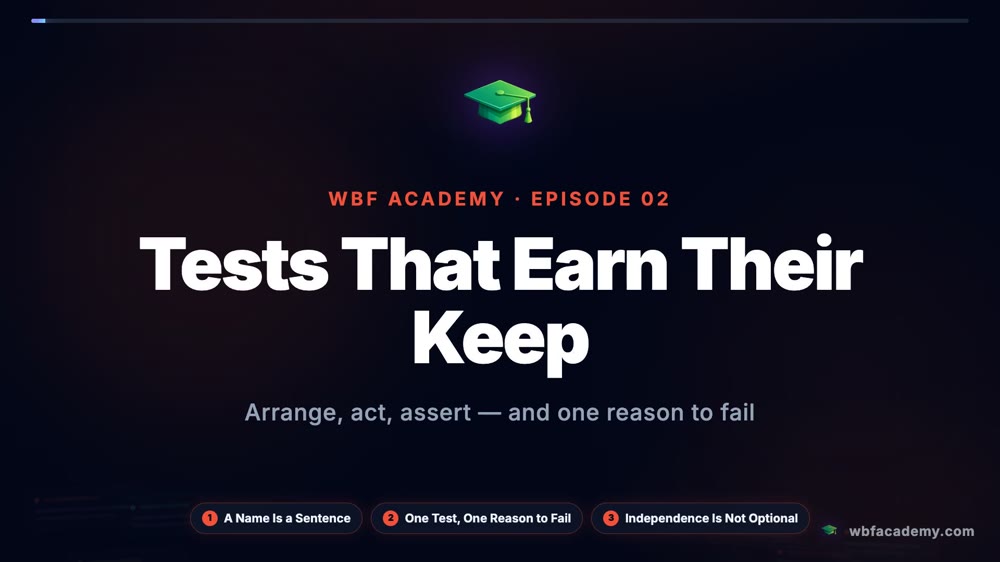 Tests That Earn Their Keep