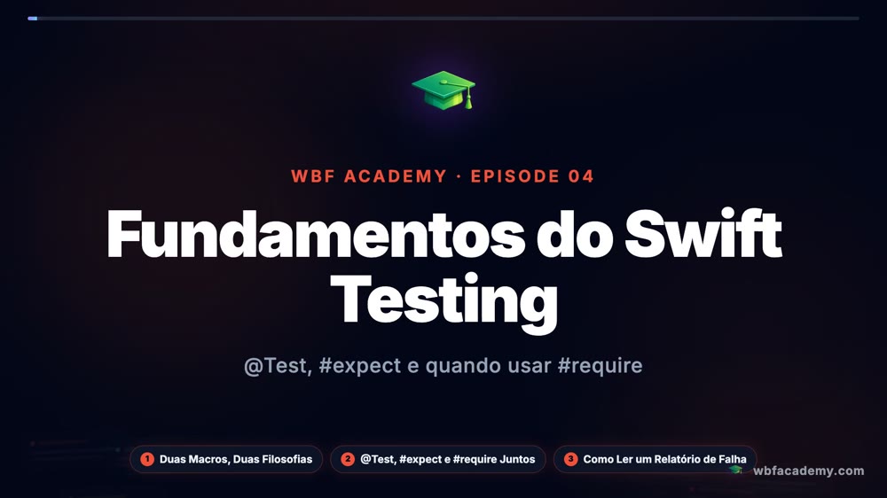 Fundamentos do Swift Testing