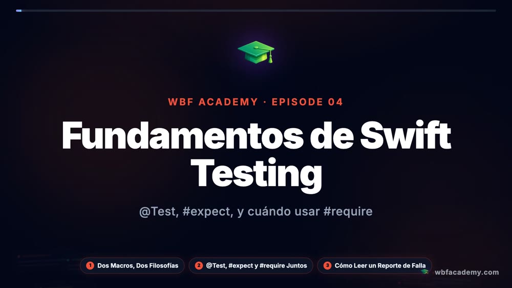 Fundamentos de Swift Testing