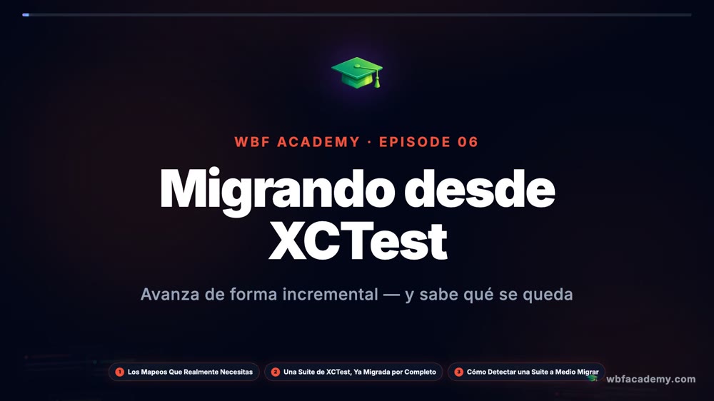 Migrando desde XCTest